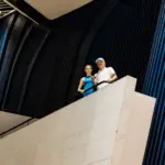 Valtteri Bottas and Tiffany Cromwell Visit Finlandia Hall – Exploring Architecture and Culture in the Heart of Helsinki